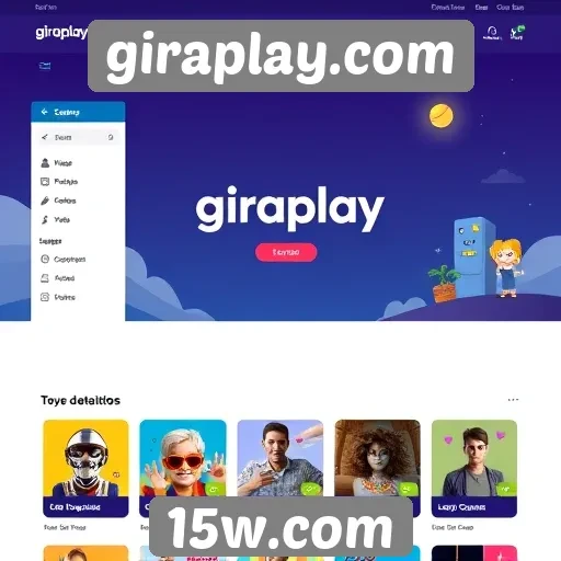 Explorando a interface intuitiva do giraplay.com